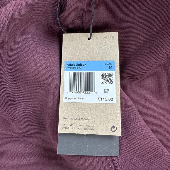 Nike ACG Therma-FIT Pants Mens Medium Maroon Repel Loose Fit Tapered FV8650-652 - Picture 11 of 15